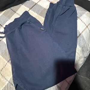 Blue Joggers Sweatpants Casual Wear
